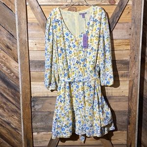A…Love Story Floral Dress Size 3X NWT